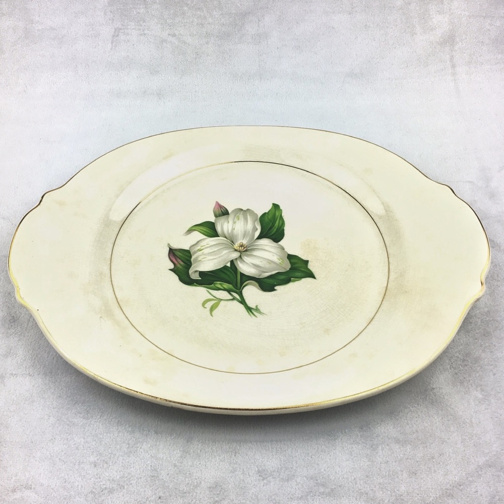 American Limoges Trillium 22K Serving Platter